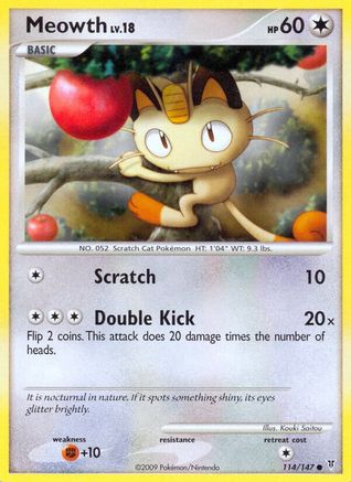 Meowth (114/147) [Platinum: Supreme Victors] - Trinity Hobby