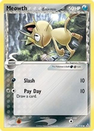 Meowth (71/110) (Delta Species) (Stamped) [EX: Holon Phantoms] - Trinity Hobby