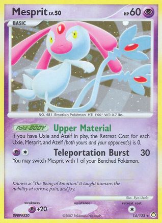 Mesprit (14/123) [Diamond & Pearl: Mysterious Treasures] - Trinity Hobby