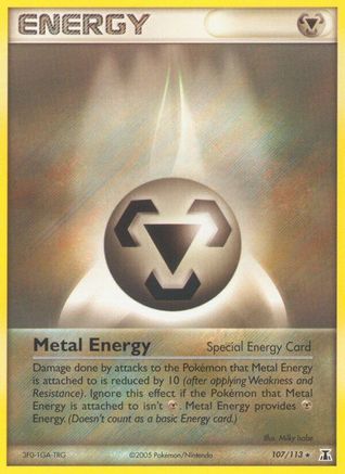Metal Energy (107/113) (Stamped) [EX: Delta Species] - Trinity Hobby