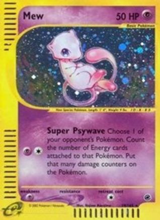 Mew (19/165) [Expedition: Base Set] - Trinity Hobby