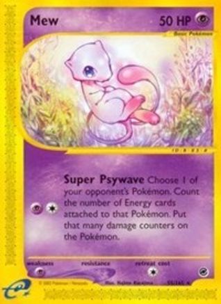 Mew (55/165) [Expedition: Base Set] - Trinity Hobby