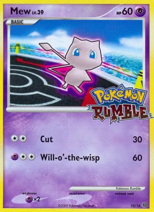 Mew (10/16) [Pokémon Rumble] - Trinity Hobby
