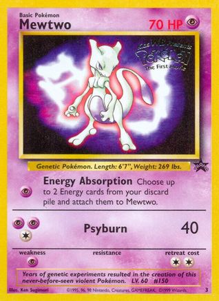Mewtwo (3) [Wizards of the Coast: Black Star Promos] - Trinity Hobby