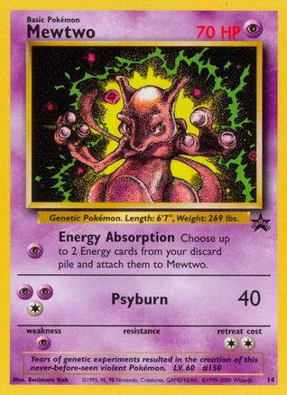 Mewtwo (14) [Wizards of the Coast: Black Star Promos] - Trinity Hobby