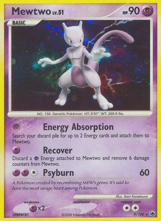 Mewtwo (9/100) [Diamond & Pearl: Majestic Dawn] - Trinity Hobby