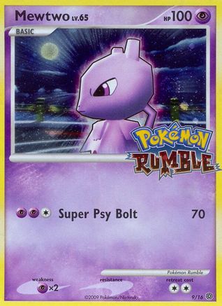 Mewtwo (9/16) [Pokémon Rumble] - Trinity Hobby