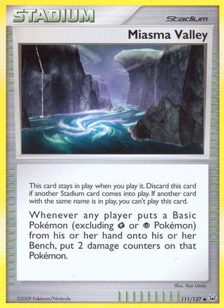 Miasma Valley (111/127) [Platinum: Base Set] - Trinity Hobby