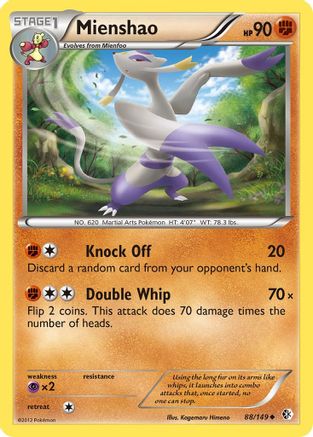 Mienshao (88/149) [Black & White: Boundaries Crossed] - Trinity Hobby