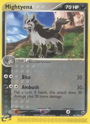 Mightyena (42/109) [EX: Ruby & Sapphire] - Trinity Hobby