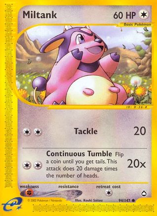 Miltank (94/147) [Aquapolis] - Trinity Hobby