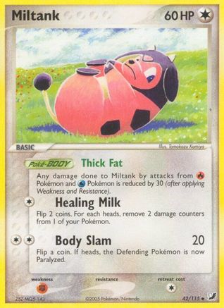Miltank (42/115) (Stamped) [EX: Unseen Forces] - Trinity Hobby
