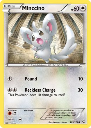 Minccino (109/124) [Black & White: Dragons Exalted] - Trinity Hobby