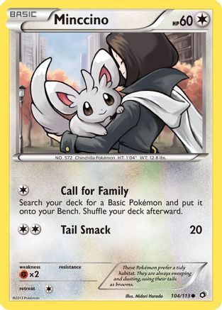 Minccino (104/113) [Black & White: Legendary Treasures] - Trinity Hobby