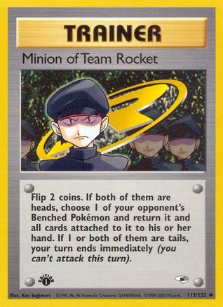 Minion of Team Rocket (113/132) [Gym Heroes Unlimited] - Trinity Hobby