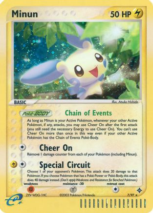 Minun (7/97) [EX: Dragon] - Trinity Hobby