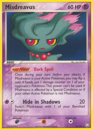 Misdreavus (25/109) (Stamped) [EX: Team Rocket Returns] - Trinity Hobby