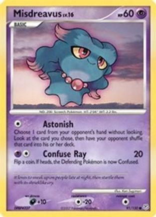 Misdreavus (91/130) [Diamond & Pearl: Base Set] - Trinity Hobby