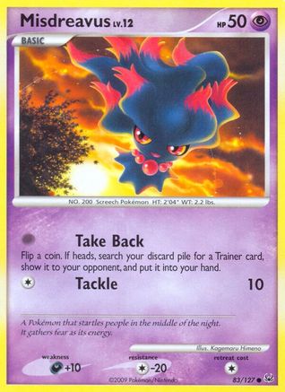 Misdreavus (83/127) [Platinum: Base Set] - Trinity Hobby