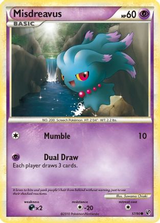 Misdreavus (57/90) [HeartGold & SoulSilver: Undaunted] - Trinity Hobby