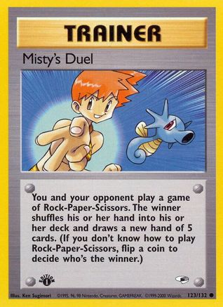 Misty's Duel (123/132) [Gym Heroes 1st Edition] - Trinity Hobby