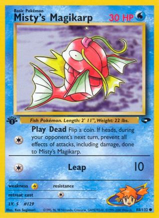 Misty's Magikarp (88/132) [Gym Challenge Unlimited] - Trinity Hobby