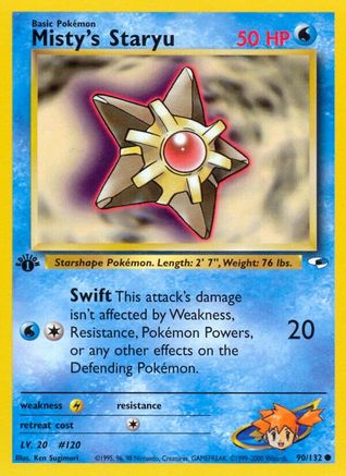 Misty's Staryu (90/132) [Gym Heroes Unlimited] - Trinity Hobby