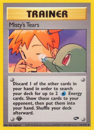 Misty's Tears (118/132) [Gym Challenge 1st Edition] - Trinity Hobby