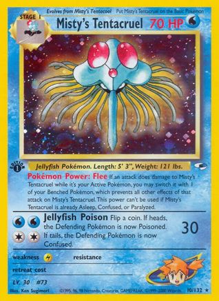 Misty's Tentacruel (10/132) [Gym Heroes Unlimited] - Trinity Hobby