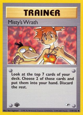 Misty's Wrath (114/132) [Gym Heroes Unlimited] - Trinity Hobby