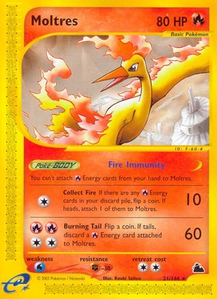 Moltres (21/144) [Skyridge] - Trinity Hobby