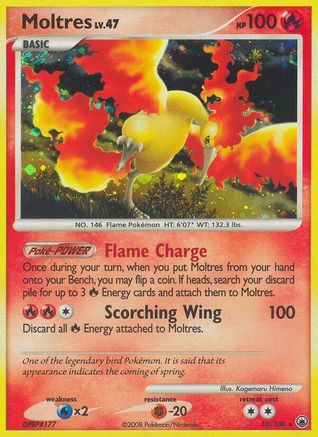 Moltres (10/100) [Diamond & Pearl: Majestic Dawn] - Trinity Hobby
