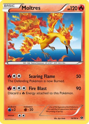 Moltres (14/99) [Black & White: Next Destinies] - Trinity Hobby