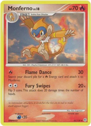 Monferno (56/130) [Diamond & Pearl: Base Set] - Trinity Hobby