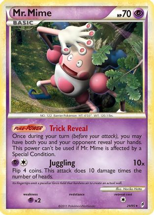 Mr. Mime (29/95) [HeartGold & SoulSilver: Call of Legends] - Trinity Hobby