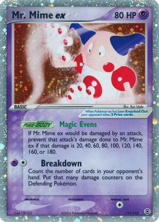 Mr. Mime ex (111/112) [EX: FireRed & LeafGreen] - Trinity Hobby