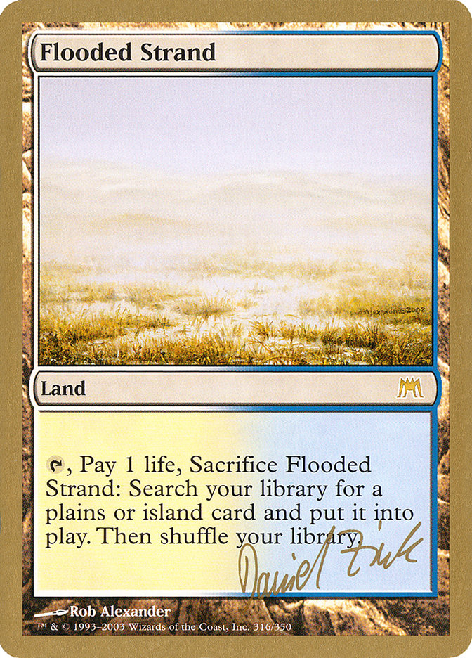 Flooded Strand (Daniel Zink) [World Championship Decks 2003] - Trinity Hobby