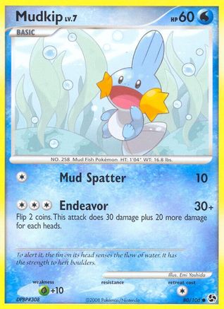 Mudkip (80/106) [Diamond & Pearl: Great Encounters] - Trinity Hobby