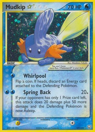 Mudkip Star (107/109) [EX: Team Rocket Returns] - Trinity Hobby