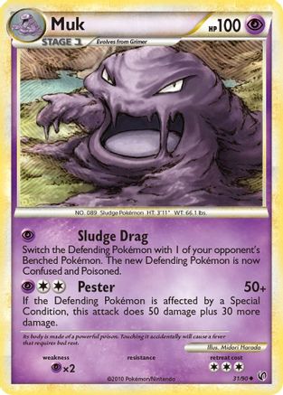 Muk (31/90) [HeartGold & SoulSilver: Undaunted] - Trinity Hobby