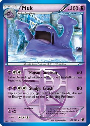Muk (46/116) [Black & White: Plasma Freeze] - Trinity Hobby