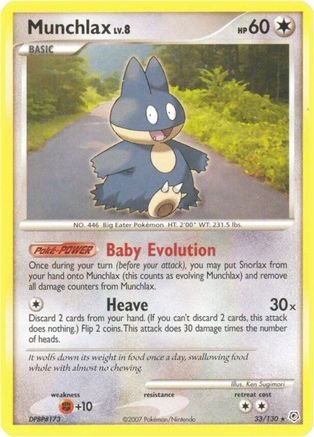 Munchlax (33/130) [Diamond & Pearl: Base Set] - Trinity Hobby