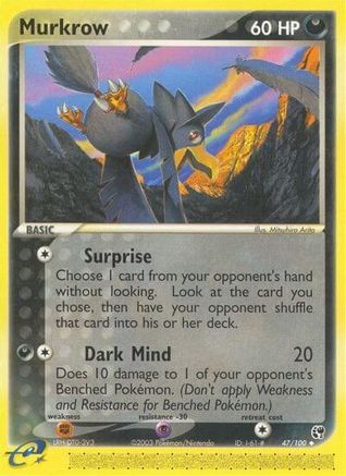 Murkrow (47/100) [EX: Sandstorm] - Trinity Hobby