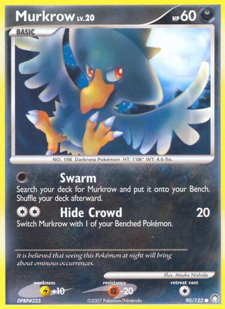 Murkrow (90/123) [Diamond & Pearl: Mysterious Treasures] - Trinity Hobby