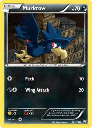 Murkrow (72/124) [Black & White: Dragons Exalted] - Trinity Hobby