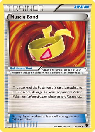Muscle Band (121/146) [XY: Base Set] - Trinity Hobby