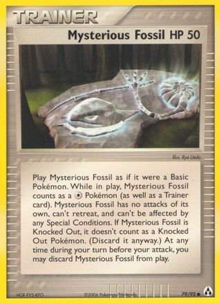 Mysterious Fossil (79/92) (Stamped) [EX: Legend Maker] - Trinity Hobby