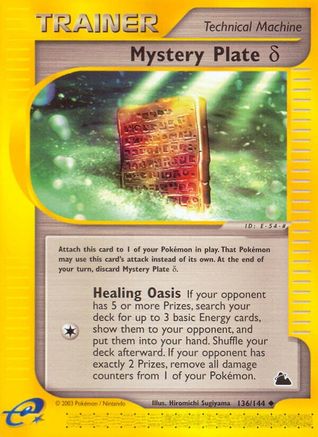 Mystery Plate Delta (136/144) [Skyridge] - Trinity Hobby