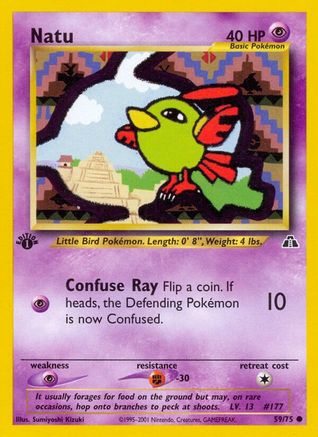 Natu (59/75) [Neo Discovery 1st Edition] - Trinity Hobby