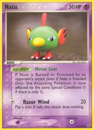 Natu (66/107) (Stamped) [EX: Deoxys] - Trinity Hobby